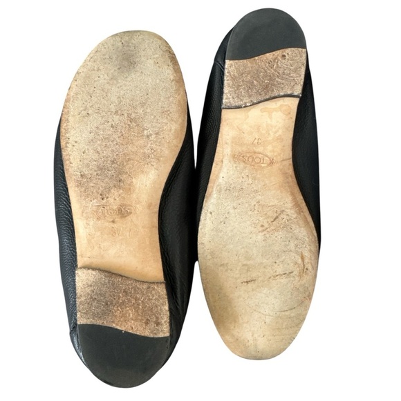 Tod's Kate Elastic Back Loafers Size 37 US 7 - Picture 7 of 9